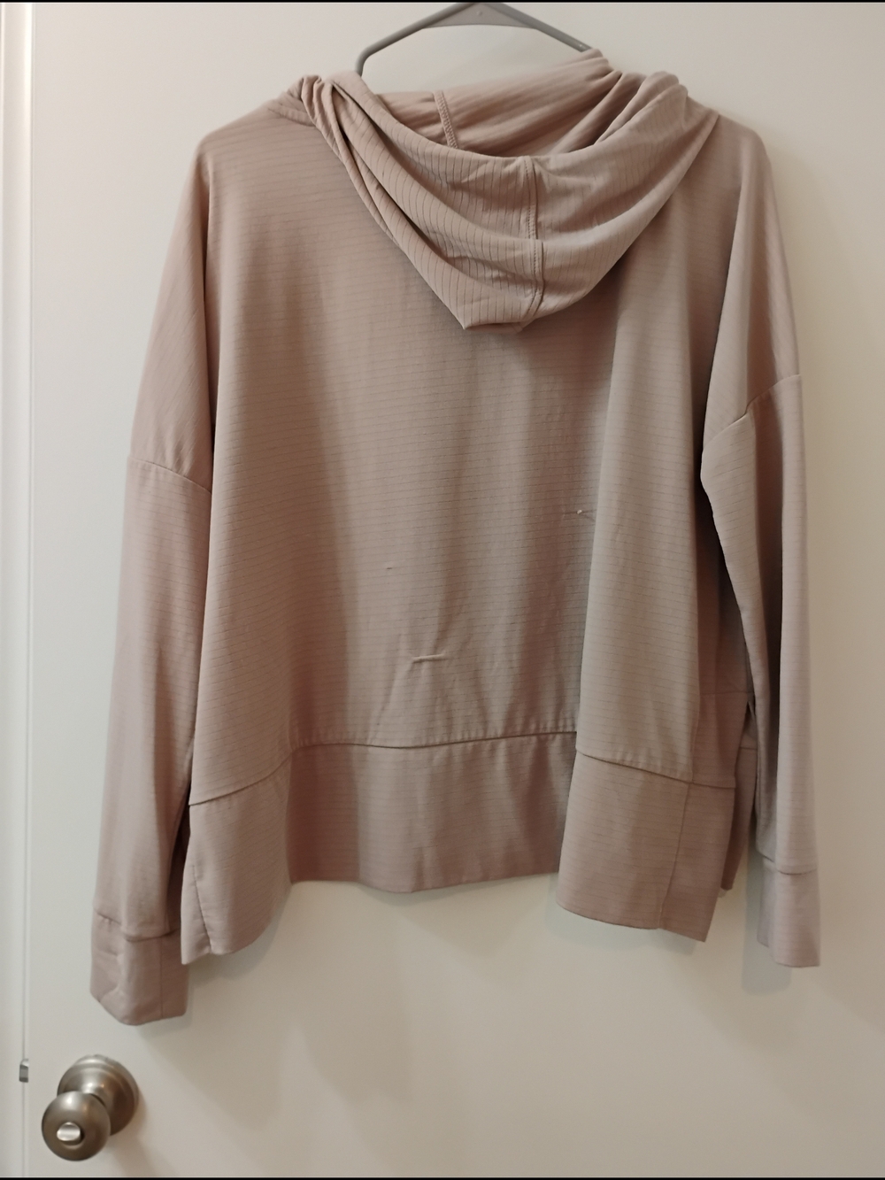Mondetta Beige Ribbed Hooded Pullover - Picture 5 of 7